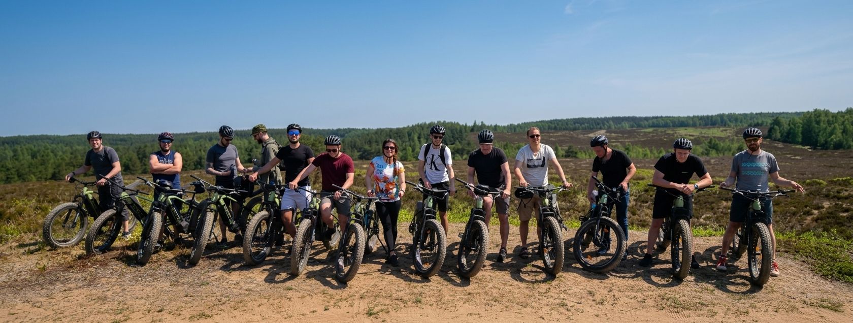 Bikeep team on a group bike ride